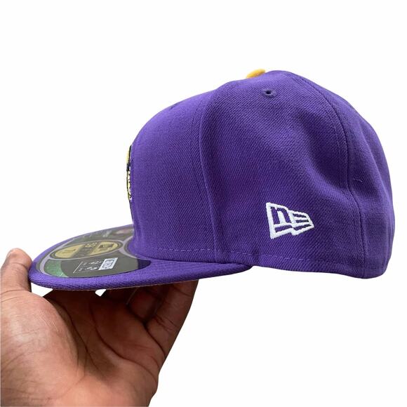 New Era Minnesota Vikings Fitted Hat 7 3/8 - Picture 2 of 4